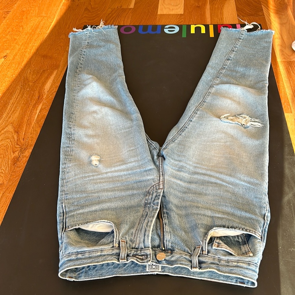 Totems twisted seam denim